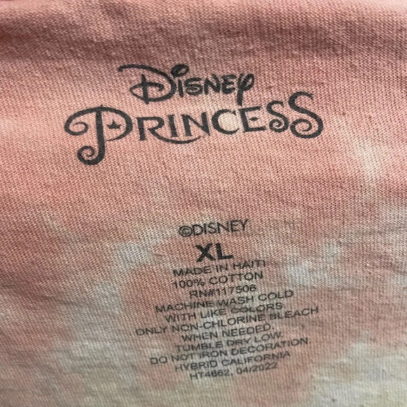 Disney Princess Pocahontas Tie-Dye T-Shirt Kids XL – “I Follow My Own Path” - Picture 3 of 8